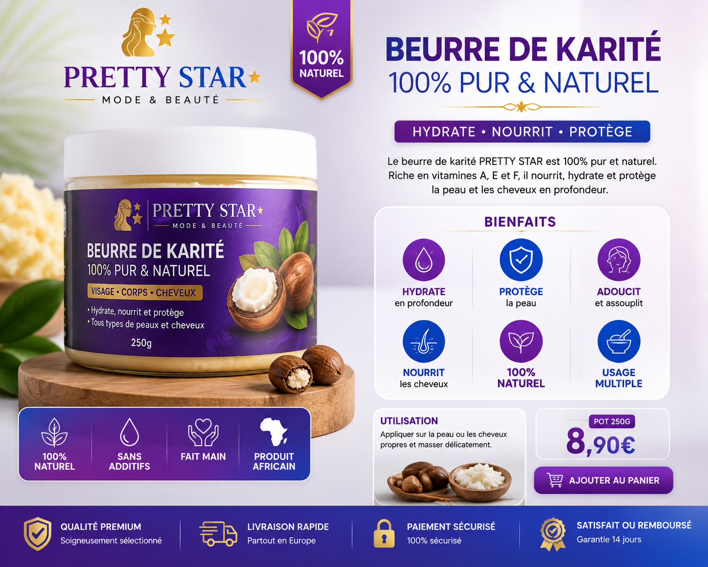 Produits africains PRETTY STAR