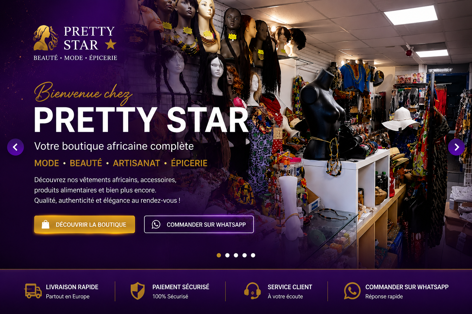 PRETTY STAR Boutique Africaine